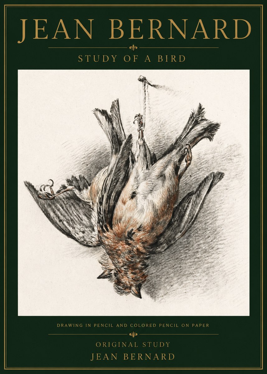 Jean Bernard Study of a Bird IV No5 - Plakat