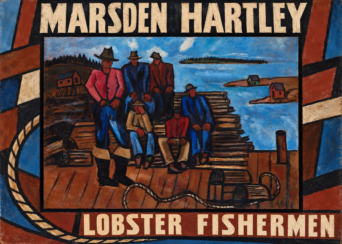 Marsden Hartley Lobster Fishermen I No3 - Plakat