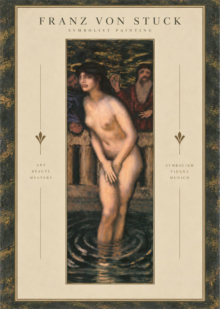 Franz von Stuck Susanna No4 - Plakat