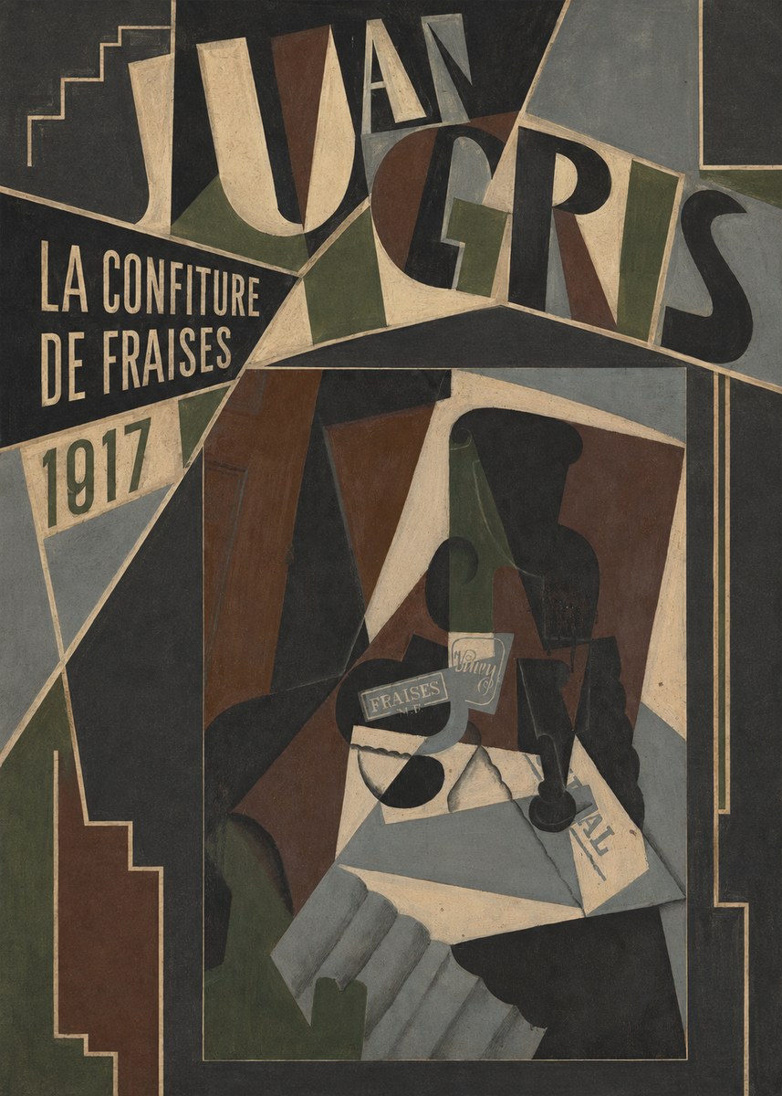 Juan Gris La Confiture De Fraises No5 - Plakat
