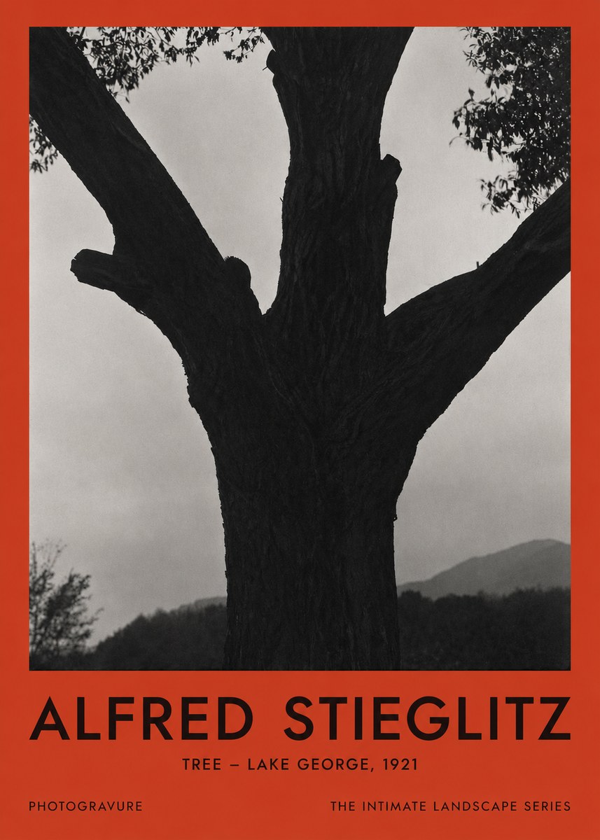 Alfred Stieglitz Tree - Lake George, 1921 No2 - Plakat