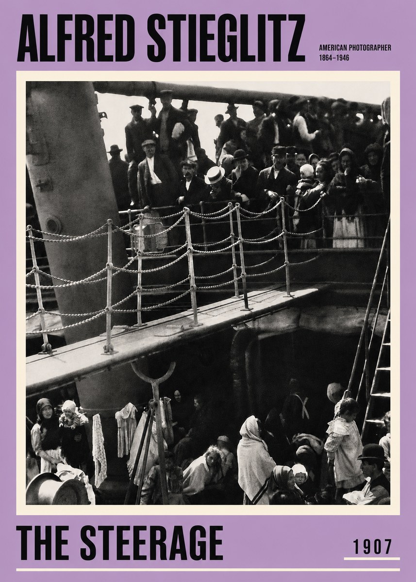 Alfred Stieglitz The Steerage – 1907 No4 - Plakat