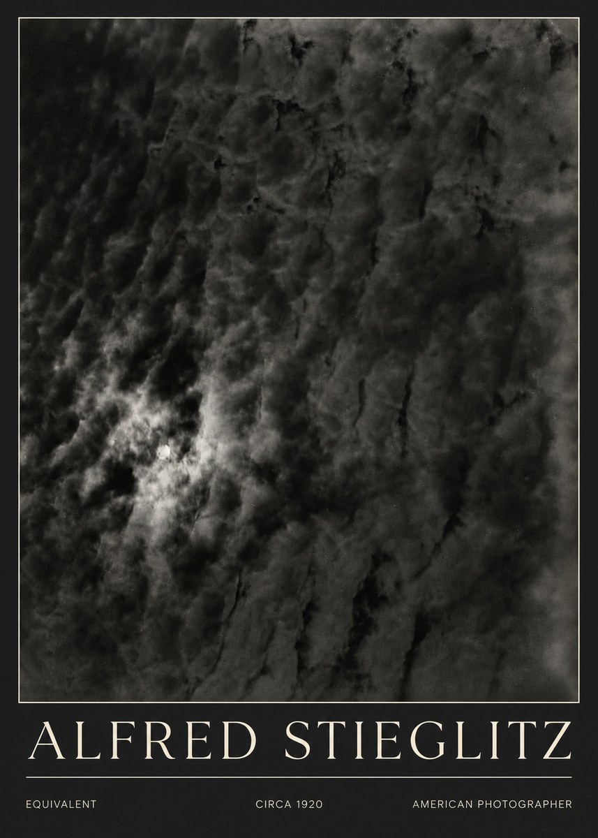 Alfred Stieglitz Equivalent II No5 - Plakat