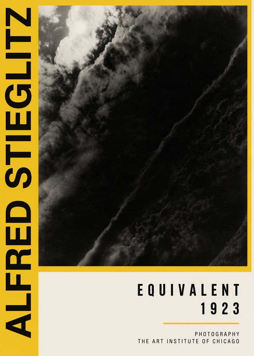 Alfred Stieglitz Equivalent III No5 - Plakat