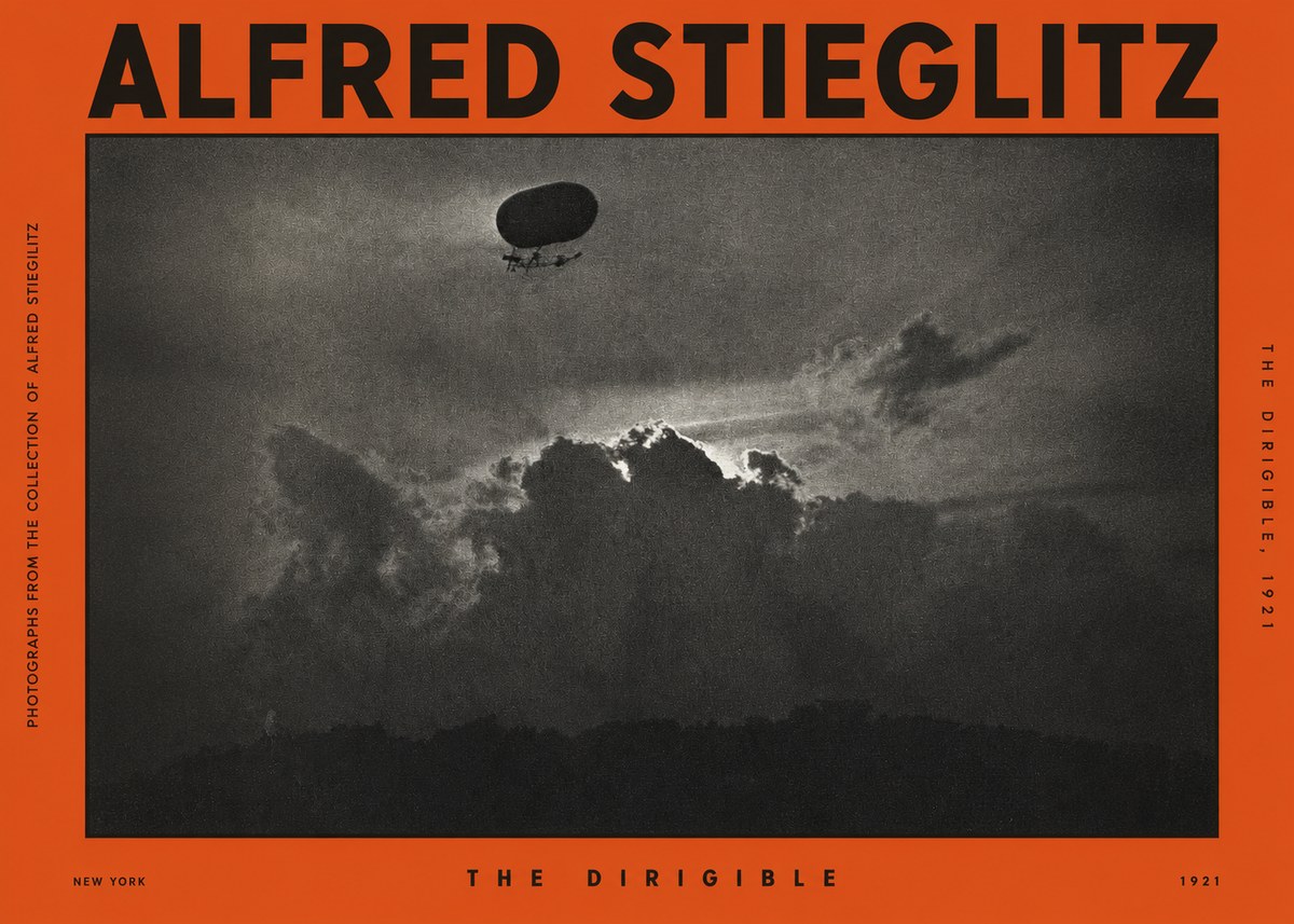 Alfred Stieglitz The Dirigible No2 - Plakat