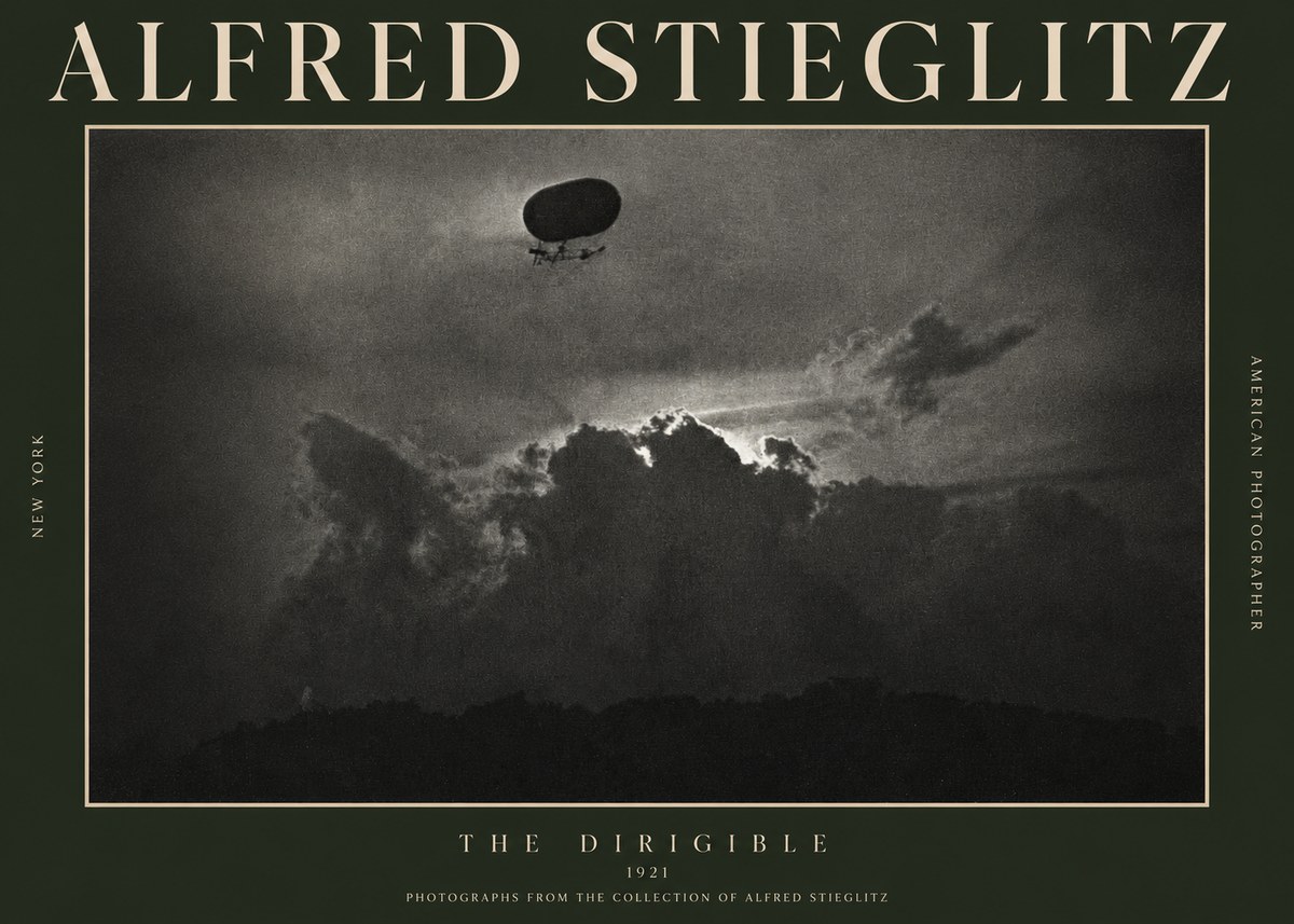 Alfred Stieglitz The Dirigible No3 - Plakat