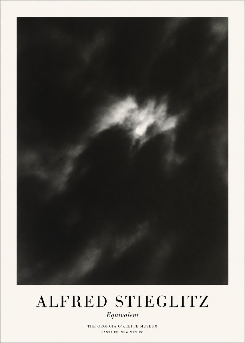 Alfred Stieglitz Equivalent IV No1 - Plakat