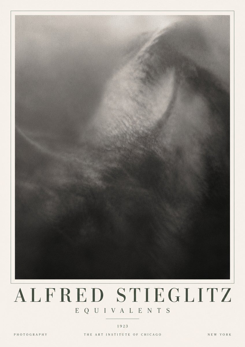 Alfred Stieglitz Equivalents III No6 - Plakat