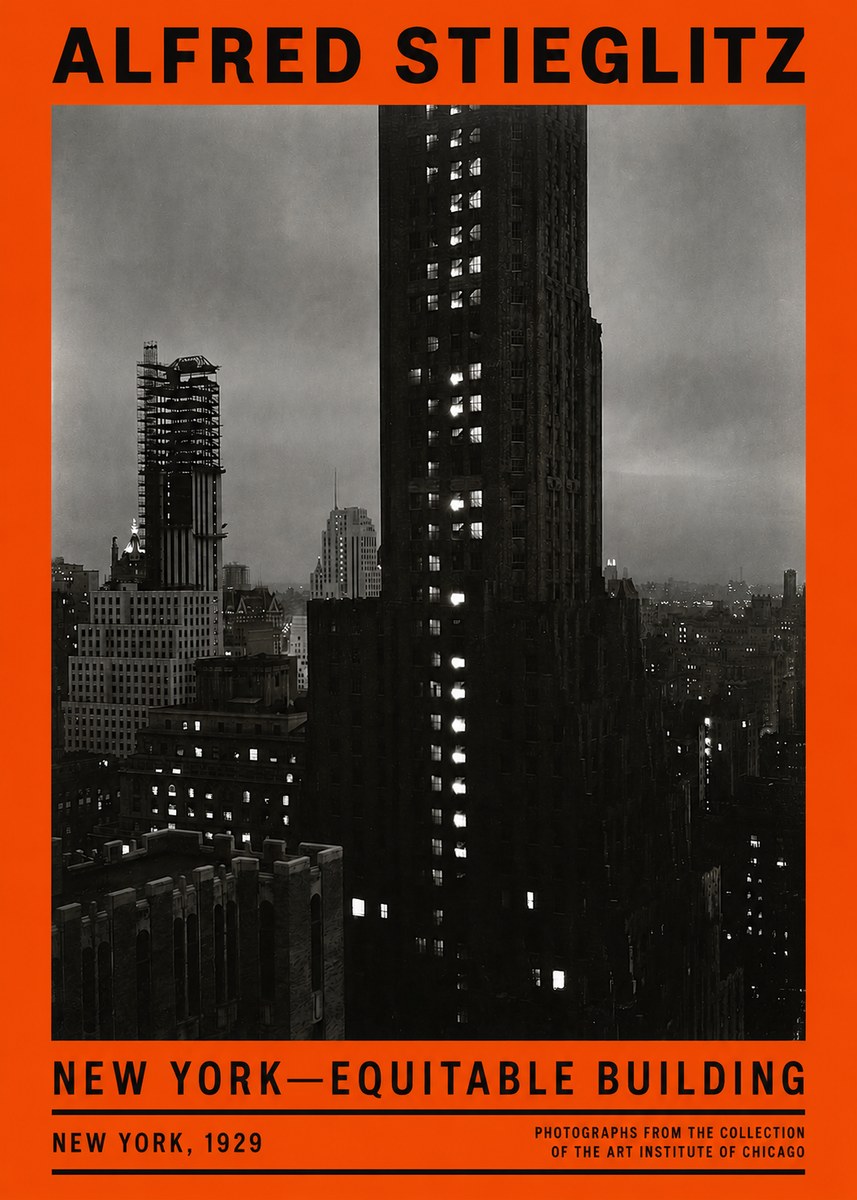 Alfred Stieglitz New York—equitable Building No2 - Plakat