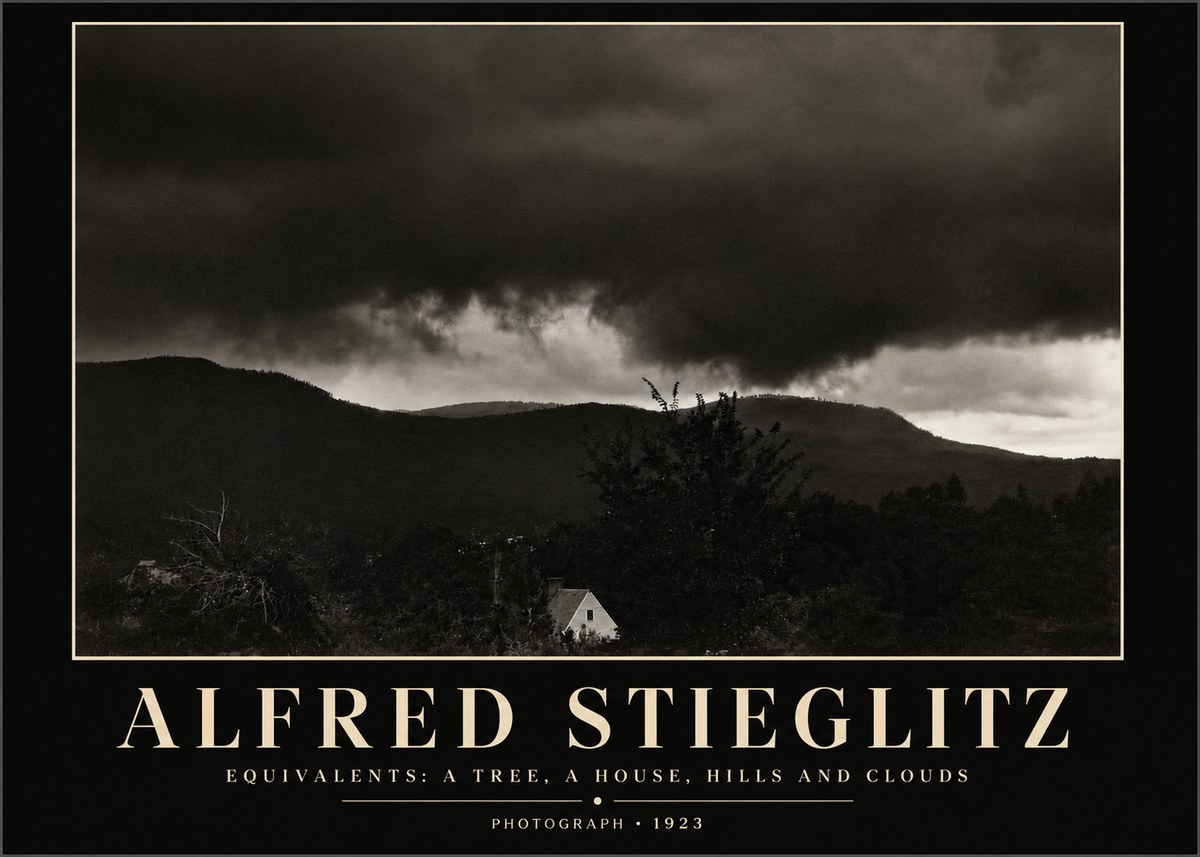Alfred Stieglitz Equivalent VI No4 - Plakat
