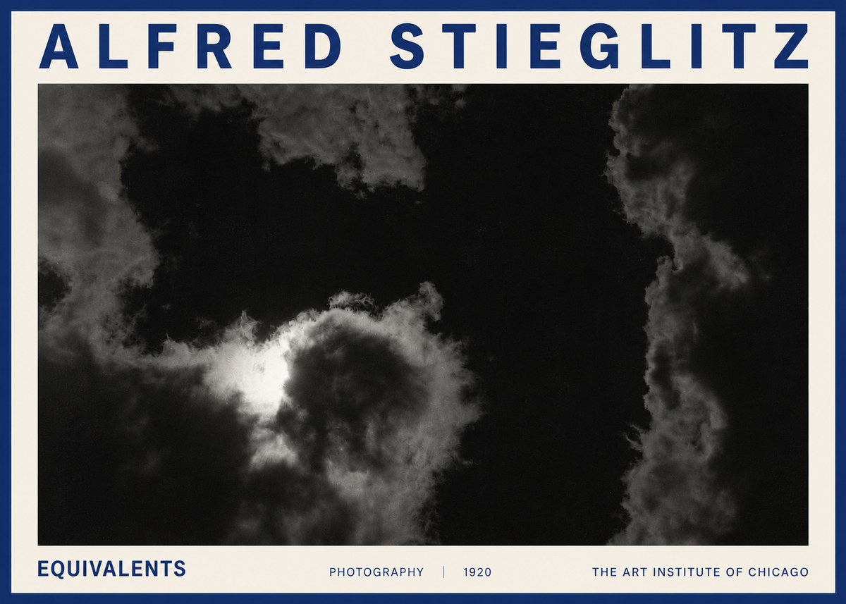 Alfred Stieglitz Equivalents V No5 - Plakat