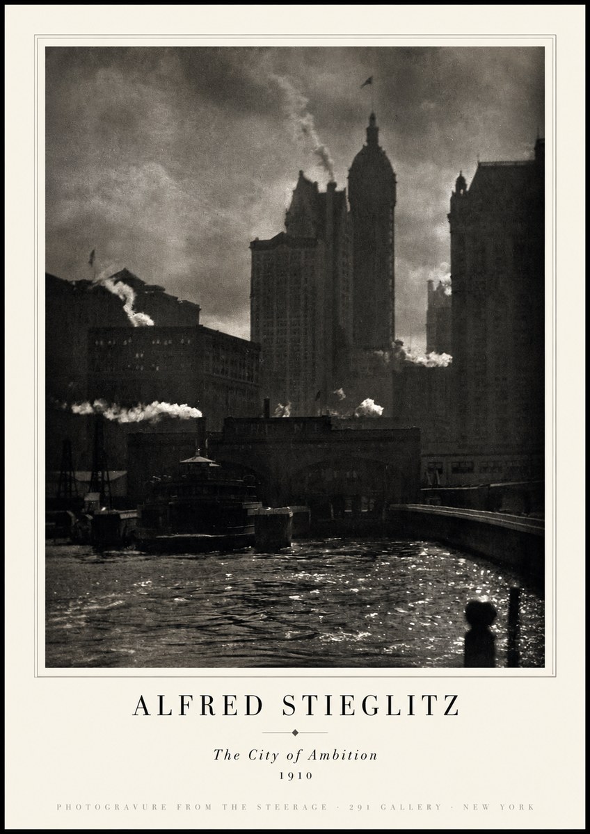 Alfred Stieglitz The City. New York No5 - Plakat