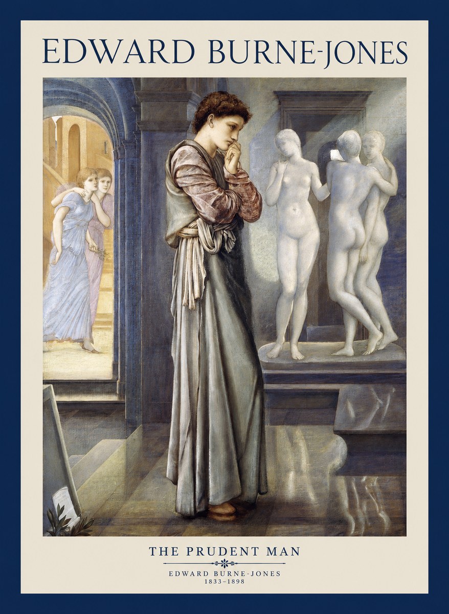 Edward Burne-Jones The Prudent Man No1 - Plakat