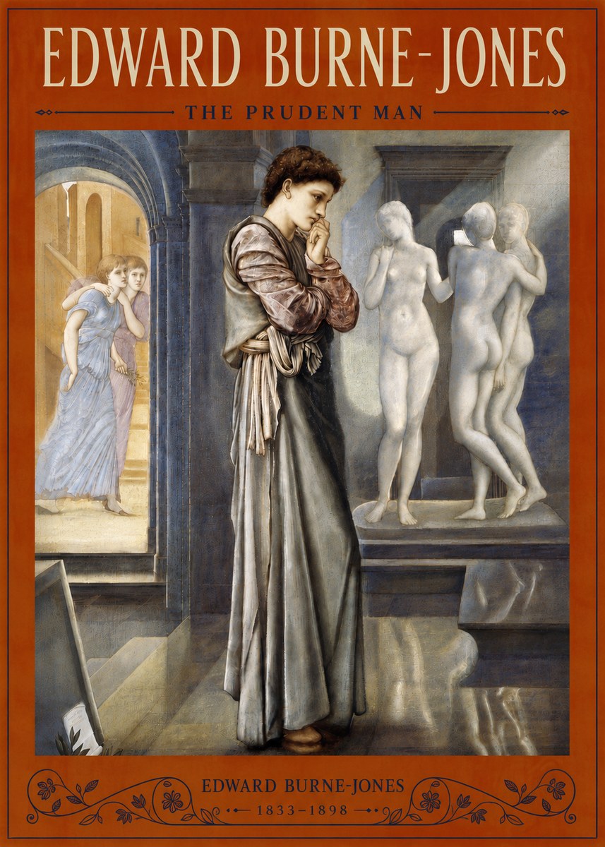 Edward Burne-Jones The Prudent Man No5 - Plakat