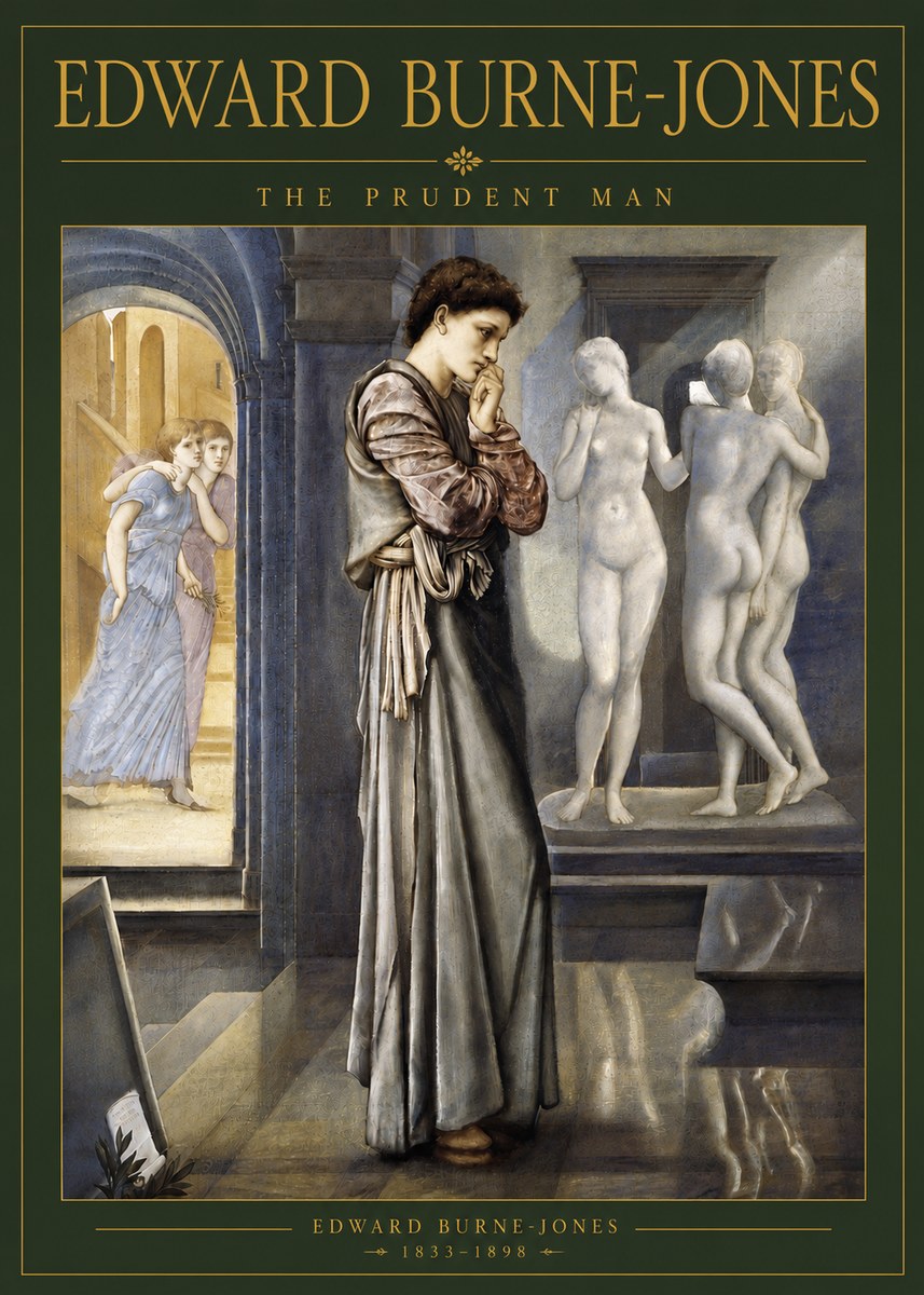 Edward Burne-Jones The Prudent Man No6 - Plakat