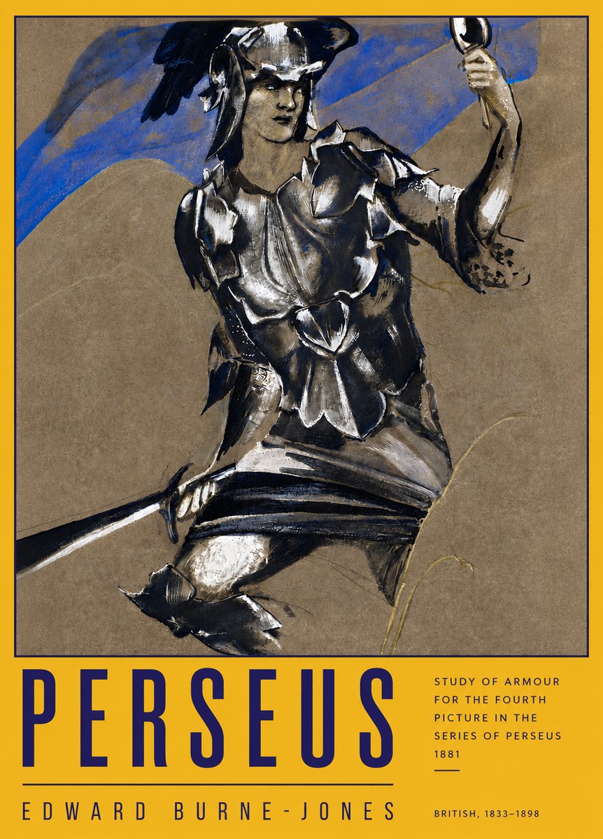 Edward Burne-Jones Perseus No3 - Plakat