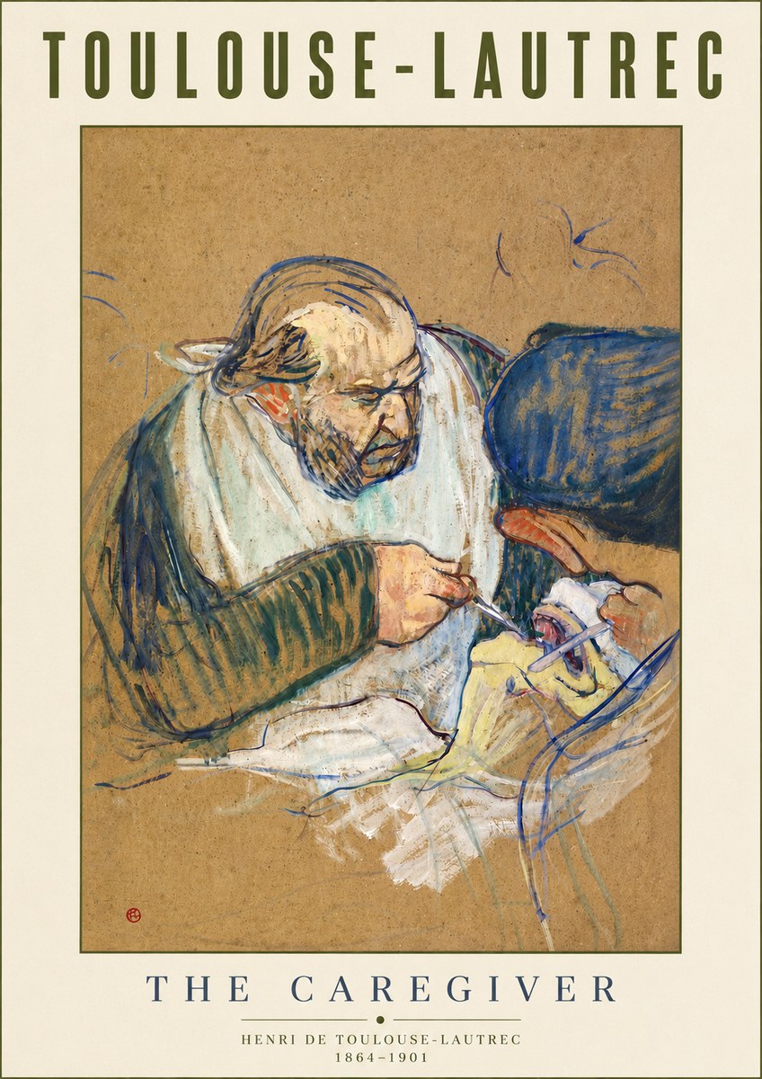 Toulouse-Lautrec The Caregiver No4 - Plakat