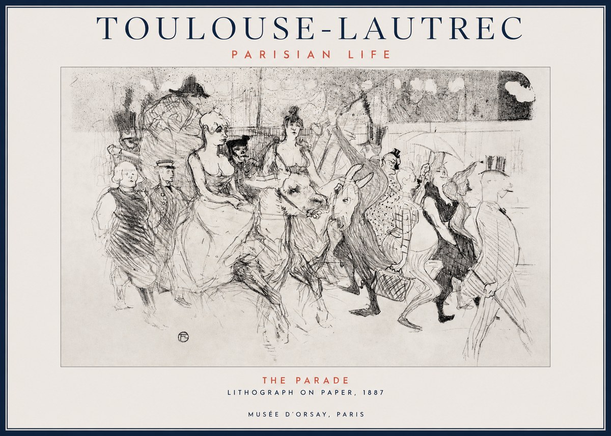 Toulouse-Lautrec The Parade No1 - Plakat