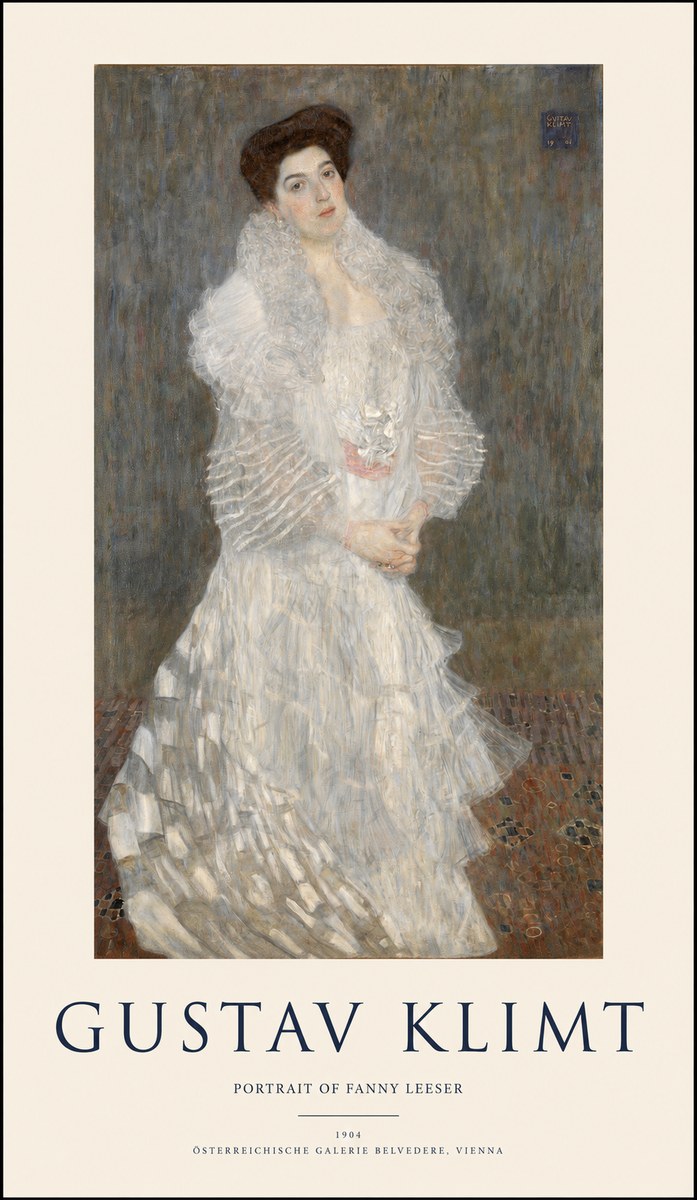 Klimt Portrait of Fanny Leeser No1 - Plakat