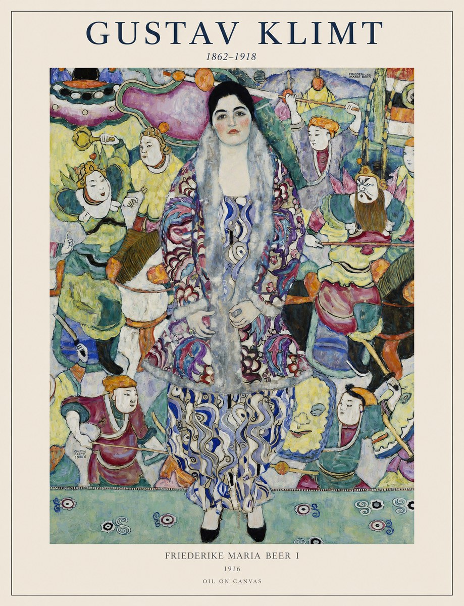 Klimt Friederike Maria Beer I No1 - Plakat