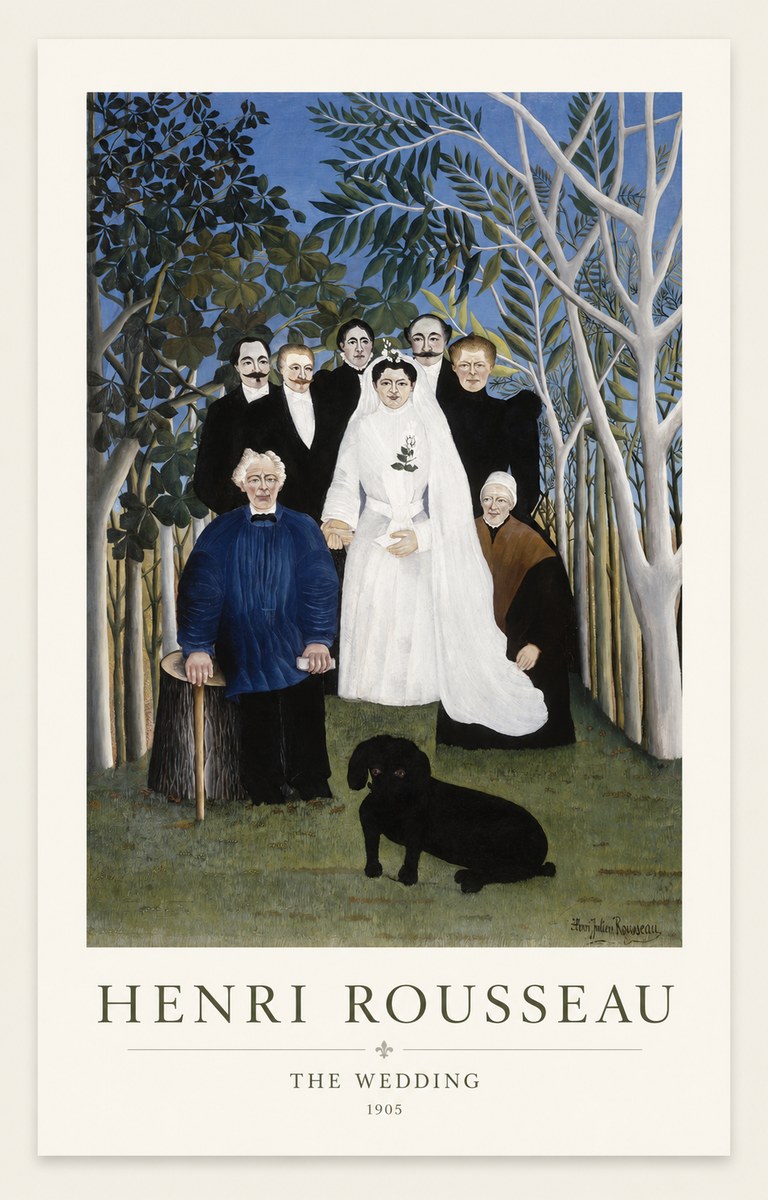 Rousseau The Wedding No1 - Plakat