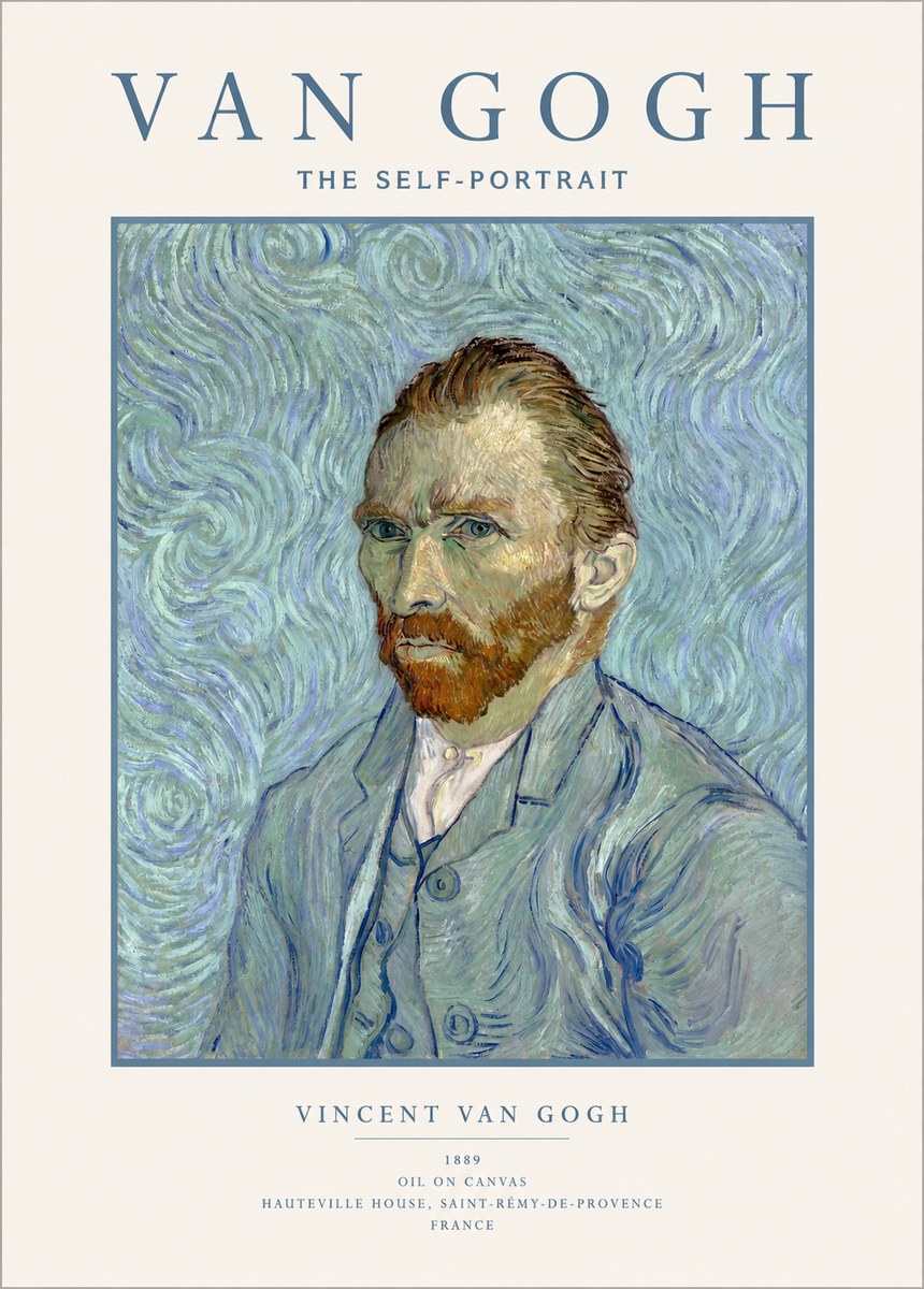 Van Gogh The Self-portrait No1 - Plakat