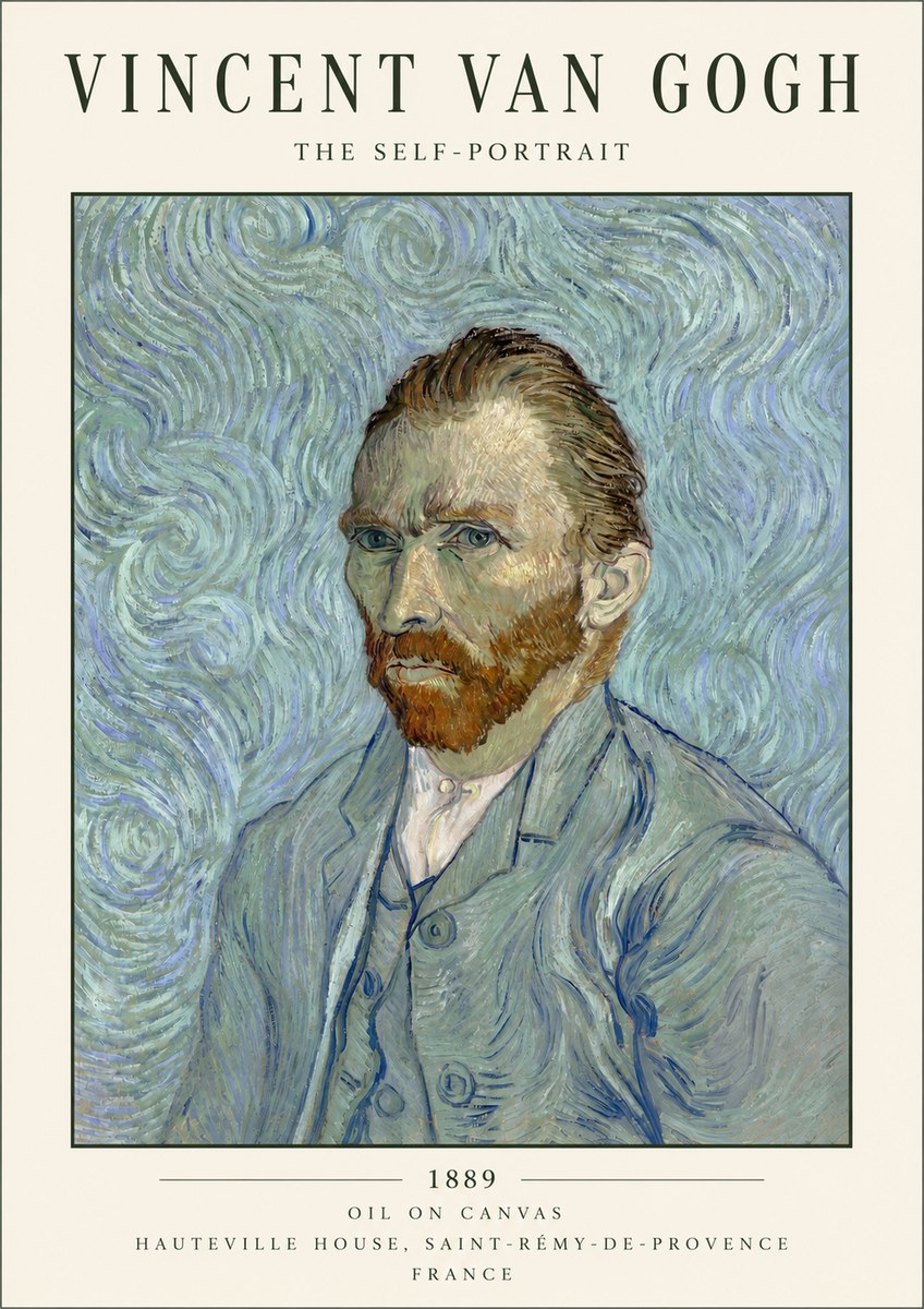 Van Gogh The Self-portrait No3 - Plakat