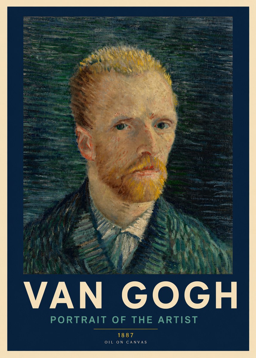 Van Gogh Portrait of the Artist II No2 - Plakat