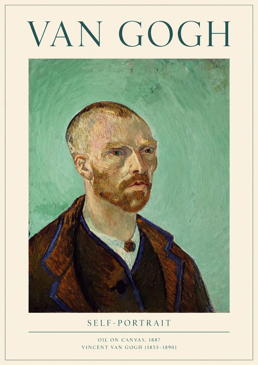 Van Gogh Self-portrait III No1 - Plakat