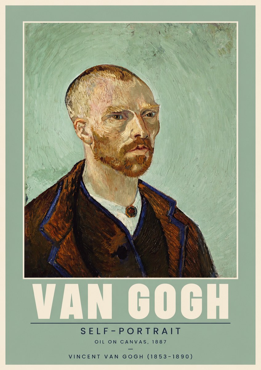 Van Gogh Self-portrait III No2 - Plakat