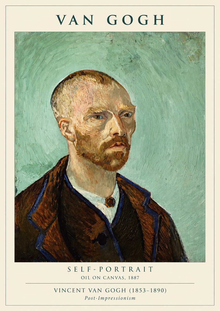 Van Gogh Self-portrait III No3 - Plakat