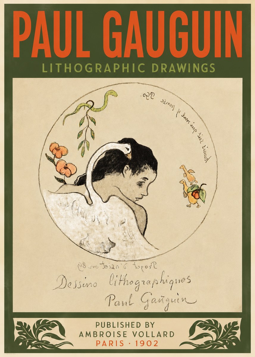 Paul Gauguin Dessins Lithographiques No4 - Plakat