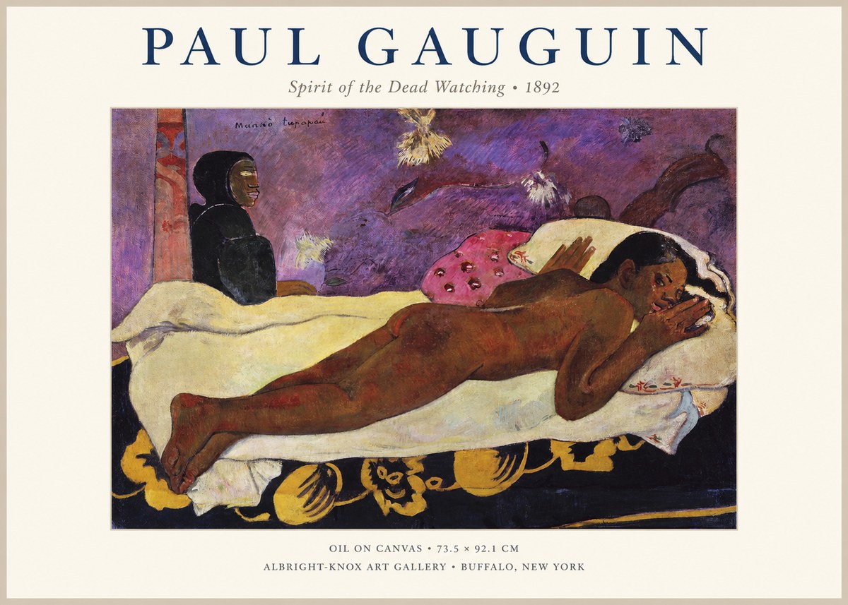 Paul Gauguin Manao Tupapau (the Spirit of the Dead Watches) No5 - Plakat