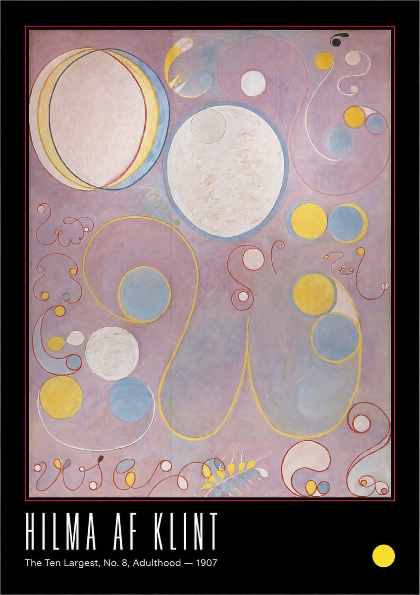 Hilma af Klint The Ten Largest, No. 8, Adulthood No6 - Plakat