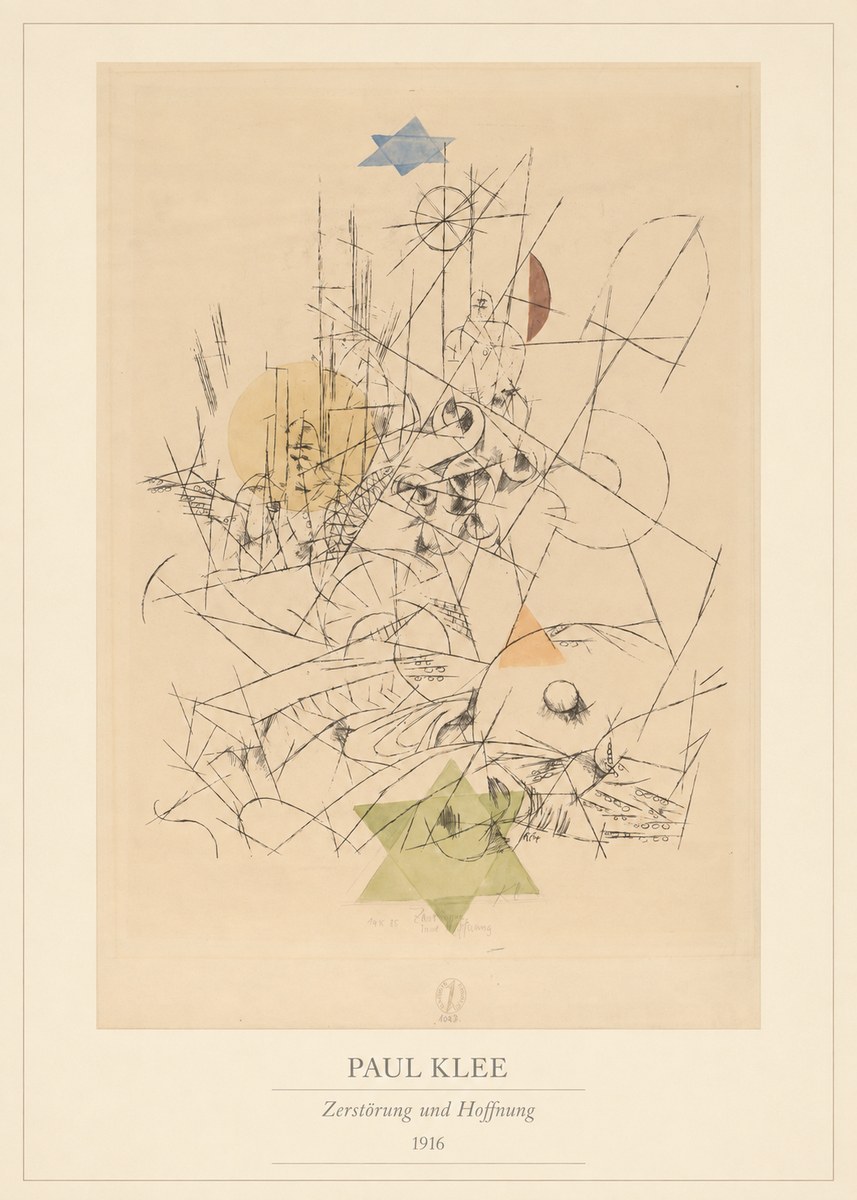 Paul Klee Zerstörung Und Hoffnung I No4 - Plakat