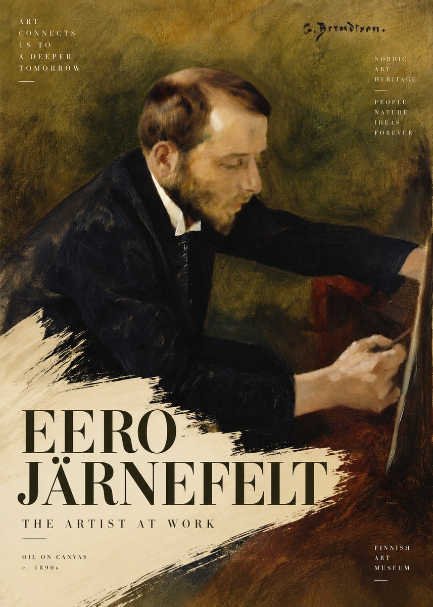 Eero Järnefelt Portrait of the Artist No6 - Plakat