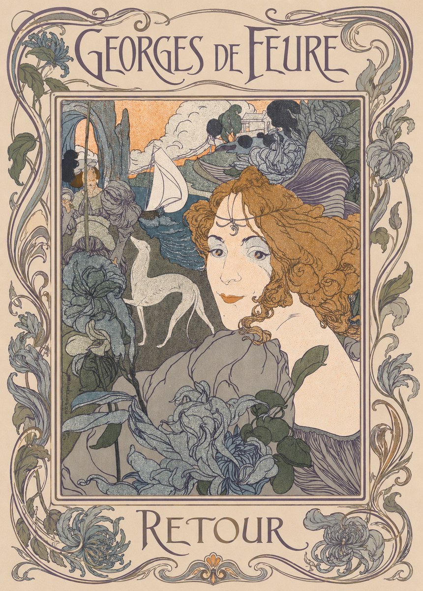 Georges de Feure Retour No3 - Plakat