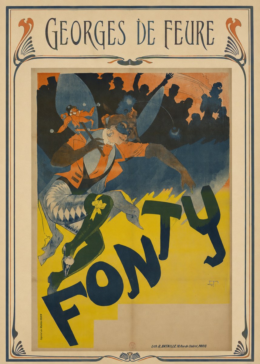 Georges de Feure Fonty I No1 - Plakat