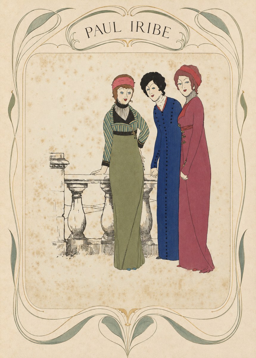 Paul Iribe Fashionable Ladies No4 - Plakat
