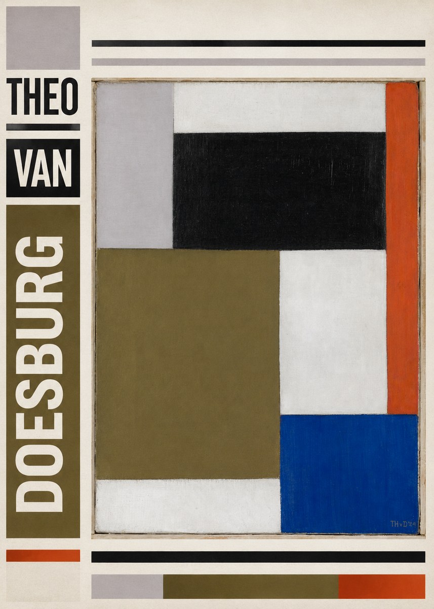 Theo van Doesburg Composition Xxii No6 - Plakat