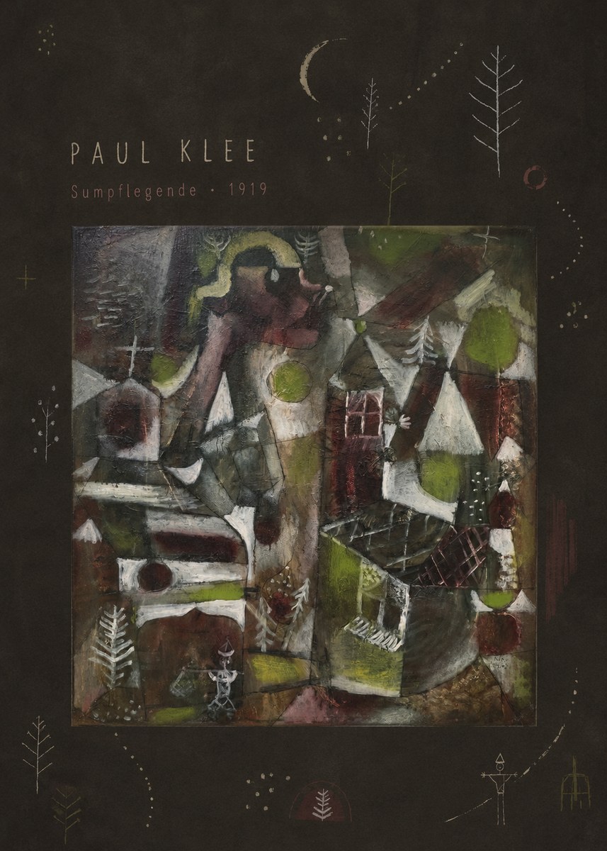 Paul Klee Sumpflegende II No3 - Plakat