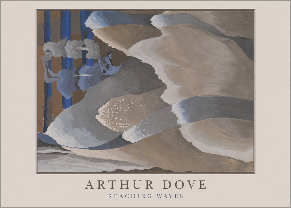 Arthur Dove Reaching Waves No5 - Plakat