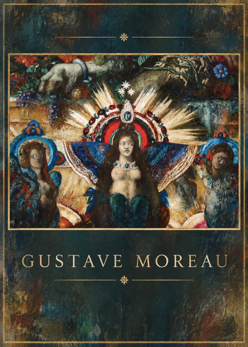 Gustave Moreau L'apparition I No2 - Plakat