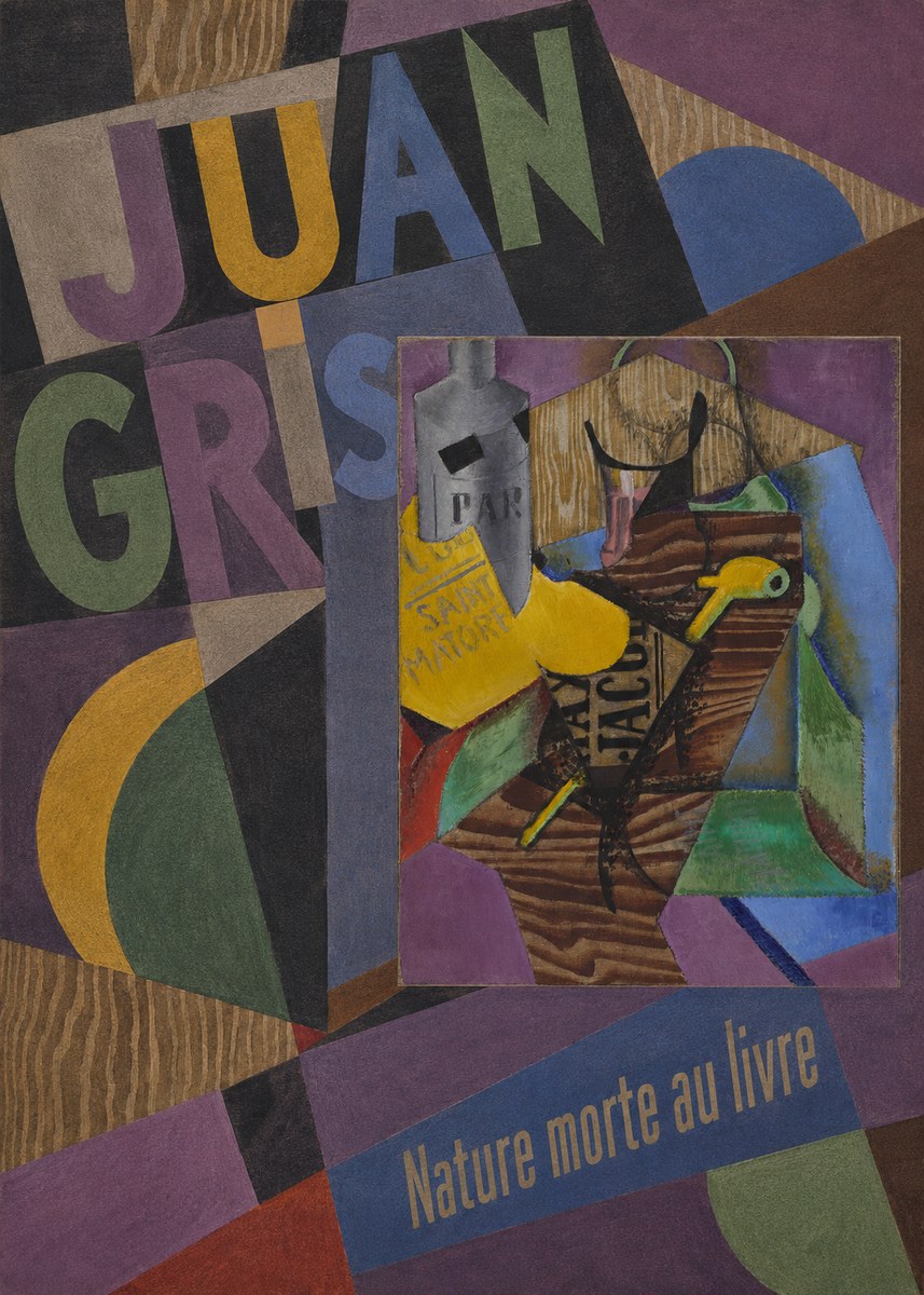 Juan Gris Nature Morte Au Livre No5 - Plakat