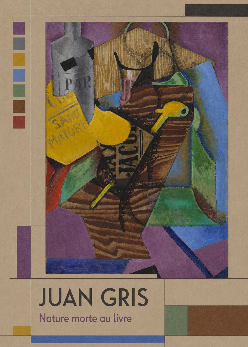 Juan Gris Nature Morte Au Livre No6 - Plakat