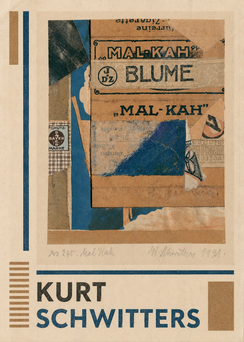 Kurt Schwitters Mal Kah No1 - Plakat