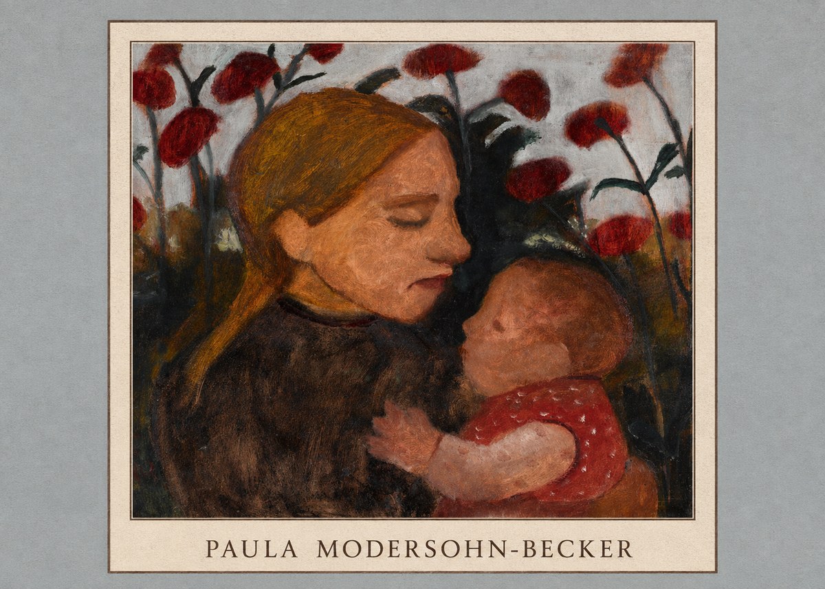 Paula Modersohn-Becker Mother and Child No4 - Plakat