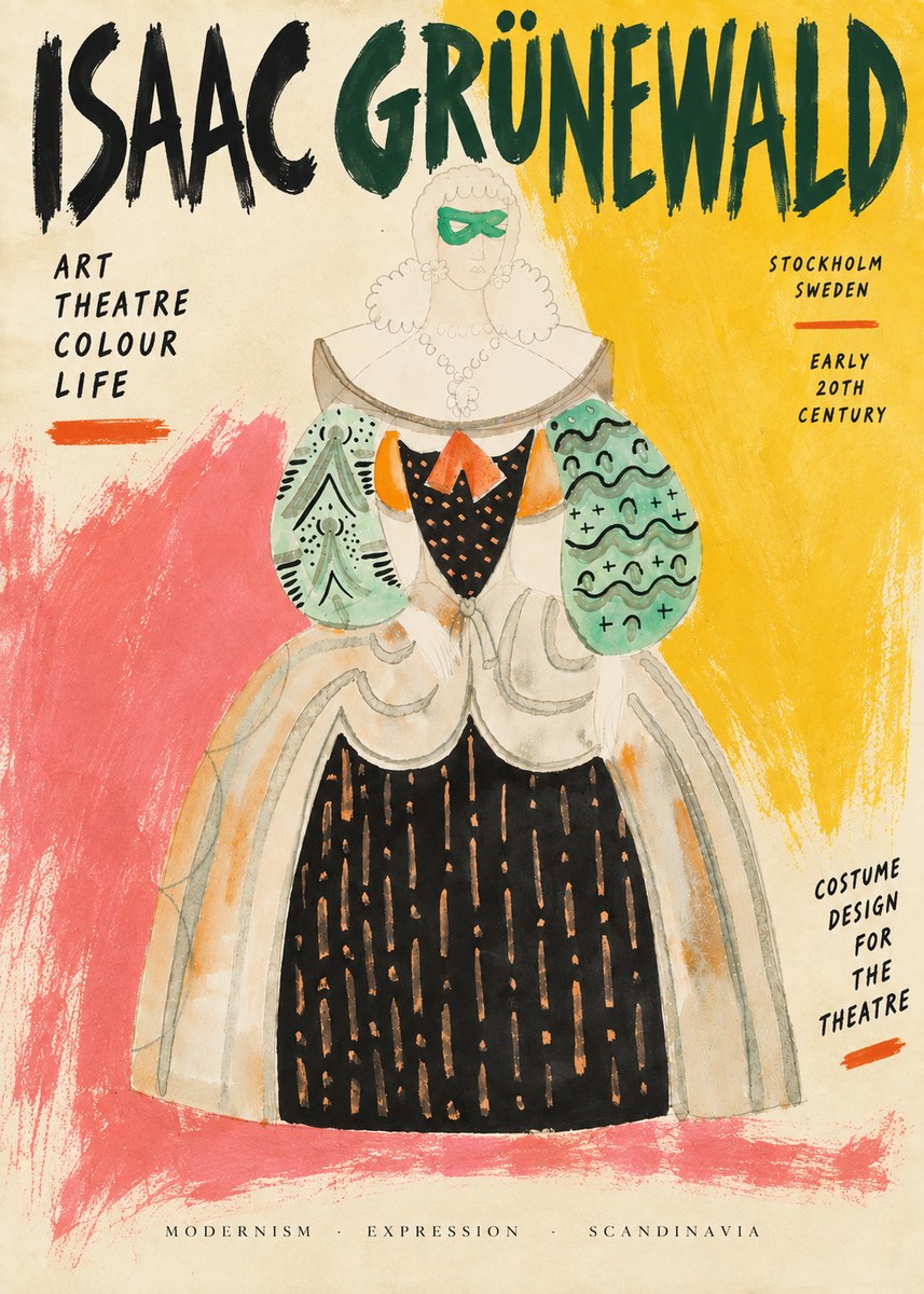 Isaac Grünewald Costume for the Theatre No6 - Plakat