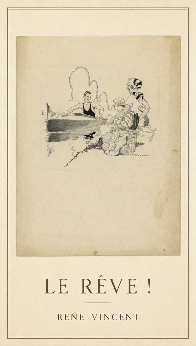 René Vincent Le Rêve ! No1 - Plakat