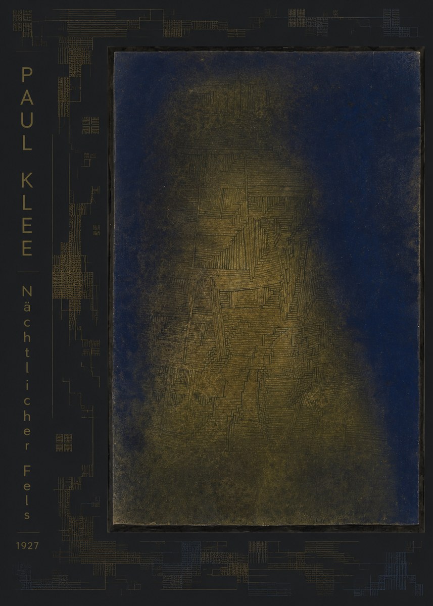 Paul Klee Nächtlicher Fels No4 - Plakat